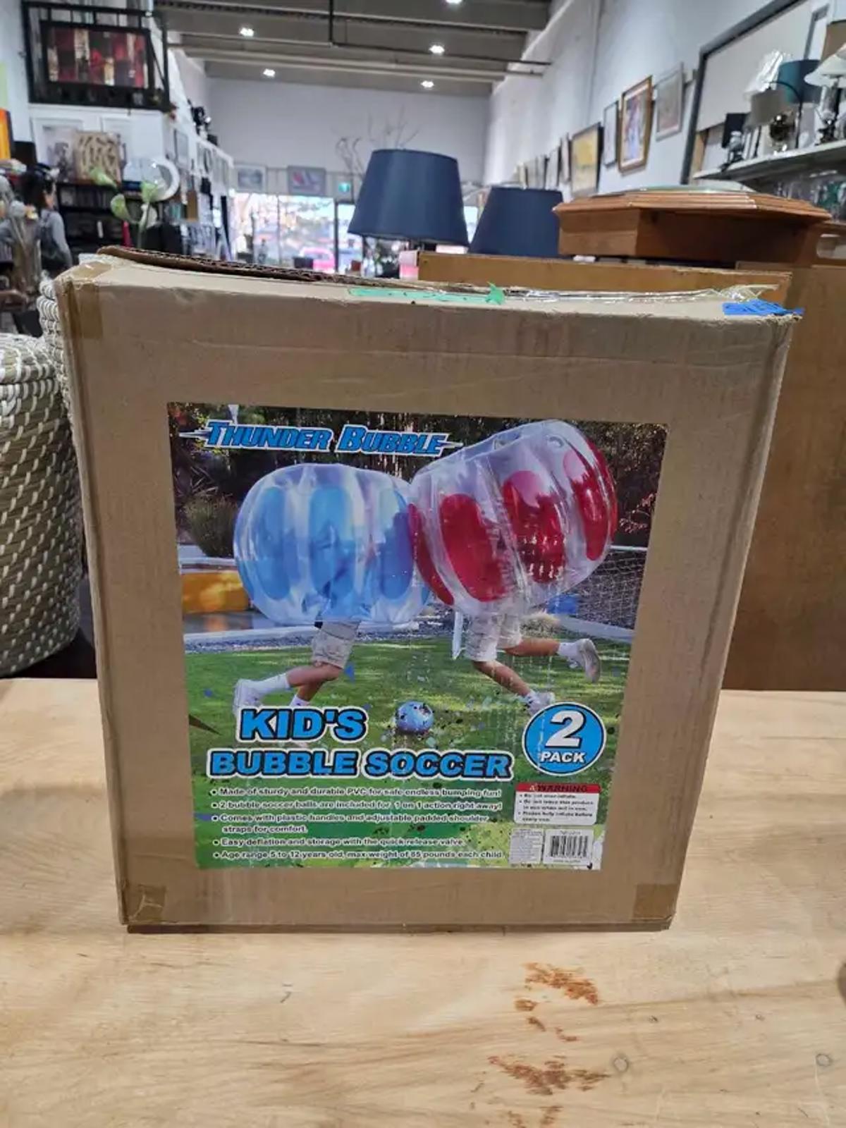 New! Thunder Bubble Soccer 2pk