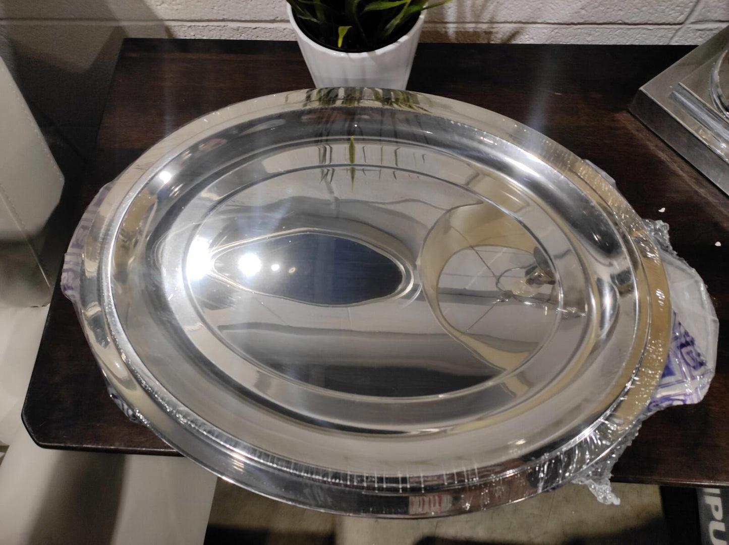 Pradeep Stainless Steel Food Warmer/Cold Dish Serving Bowl Locking Lid