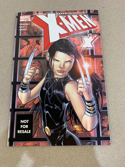 UNCANNY X-MEN #451 Laura Kinney Wolverine Marvel Legends Not for sale Variant
