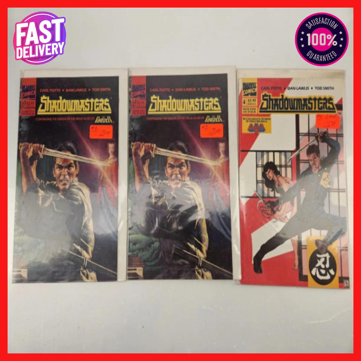 Marvel Comics Shadow masters #2, 4 - Lot of 6