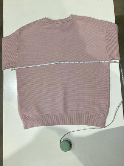 Light Pink Pullover Sweater For Women