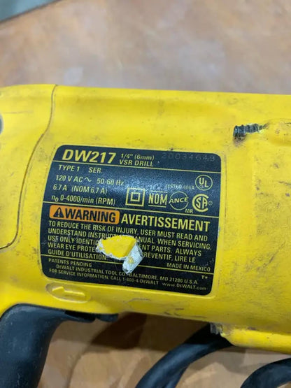 DeWalt Corded Drill