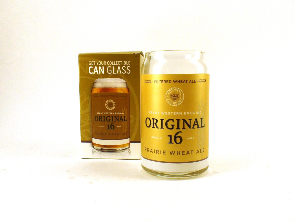 Original 16 Beer Glass Collectible, Gold Label, New In Box