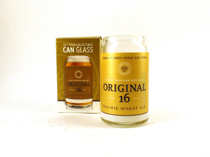 Original 16 Beer Glass Collectible, Gold Label, New In Box
