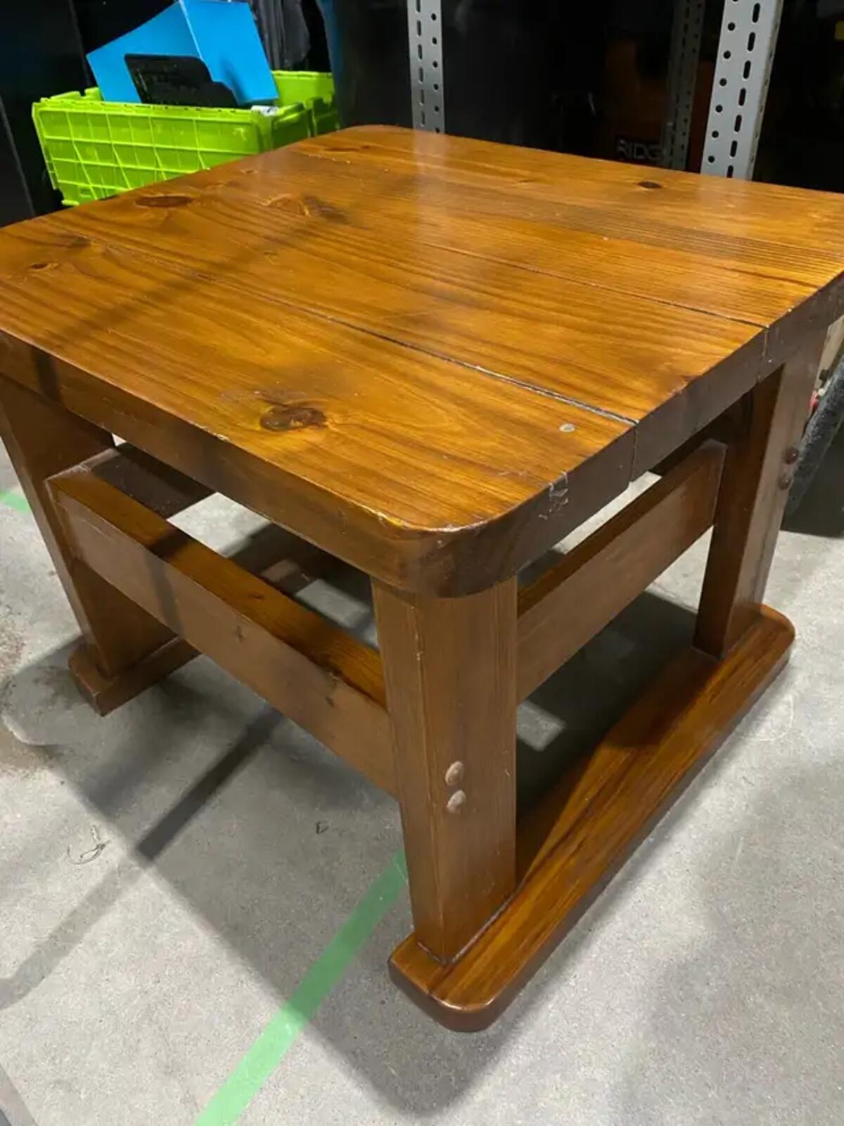 Solid Wooden Side Table