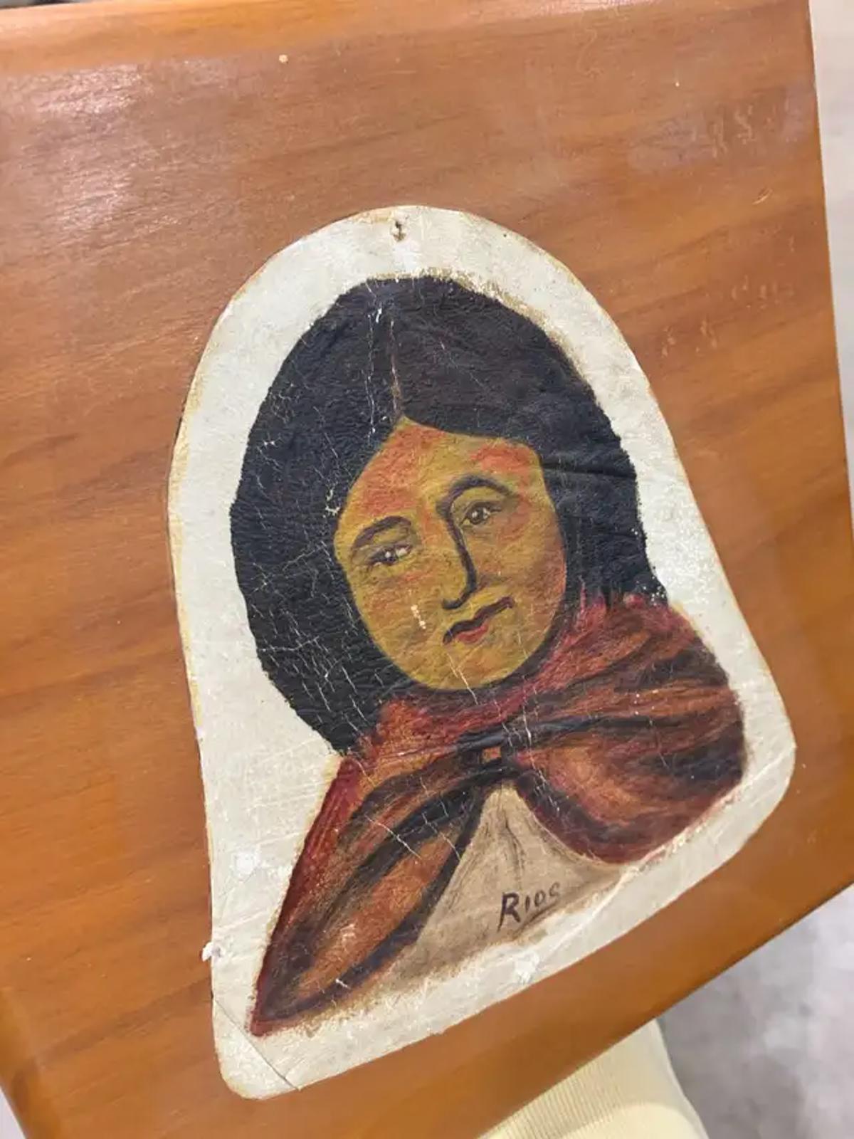 Painted Wood Tile