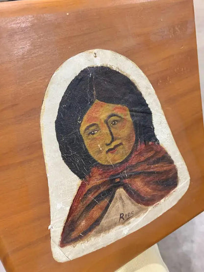 Painted Wood Tile