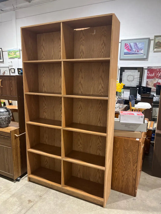 Big wooden bookshelf