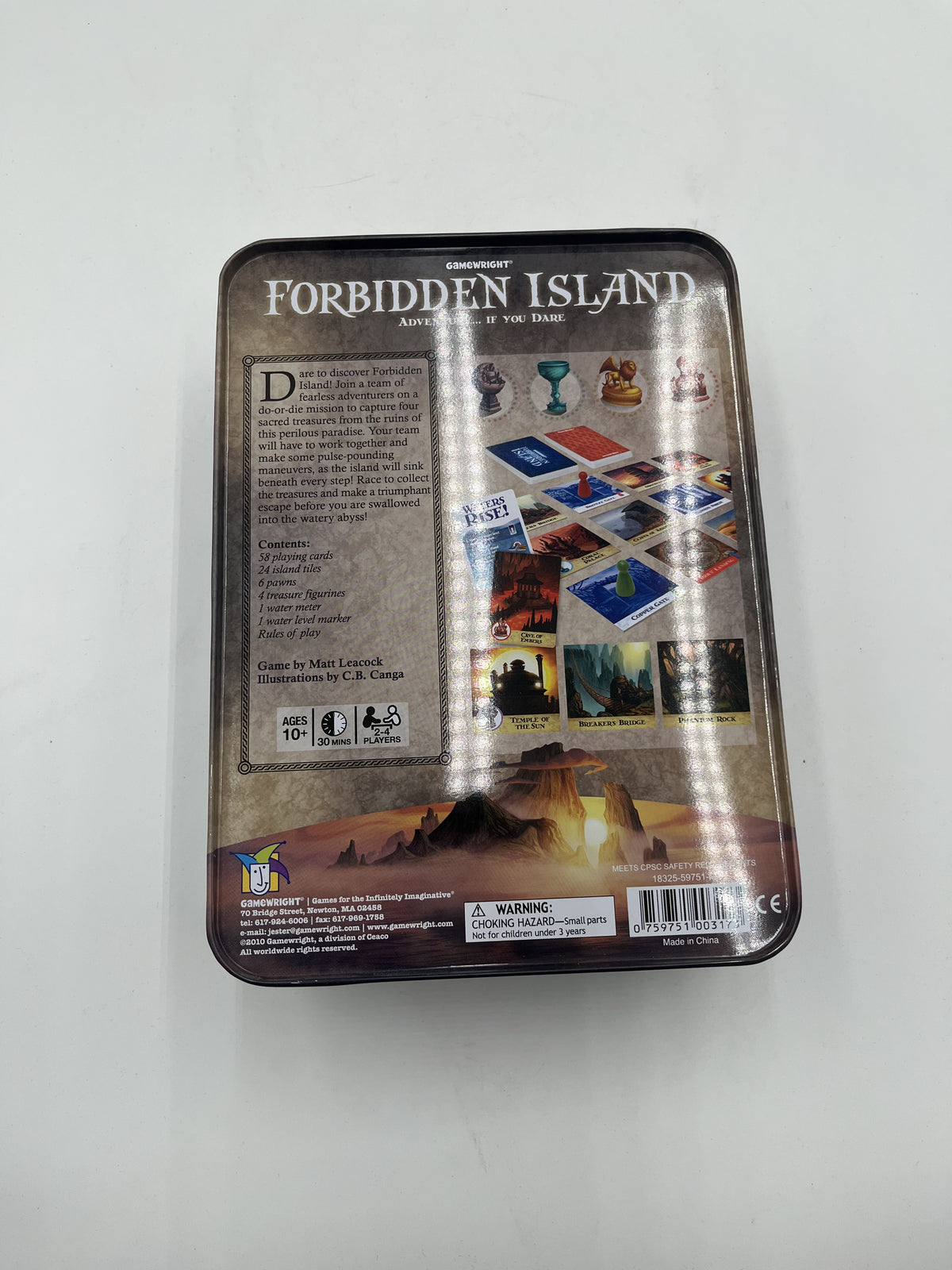 Forbidden Island Board Game Tin Edition