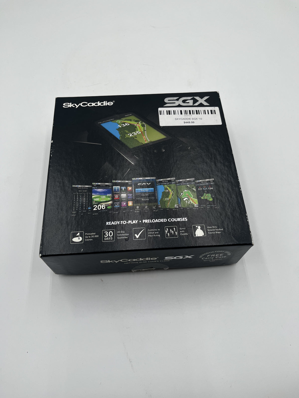 SkyCaddie SGX Golf GPS Rangefinder with Case