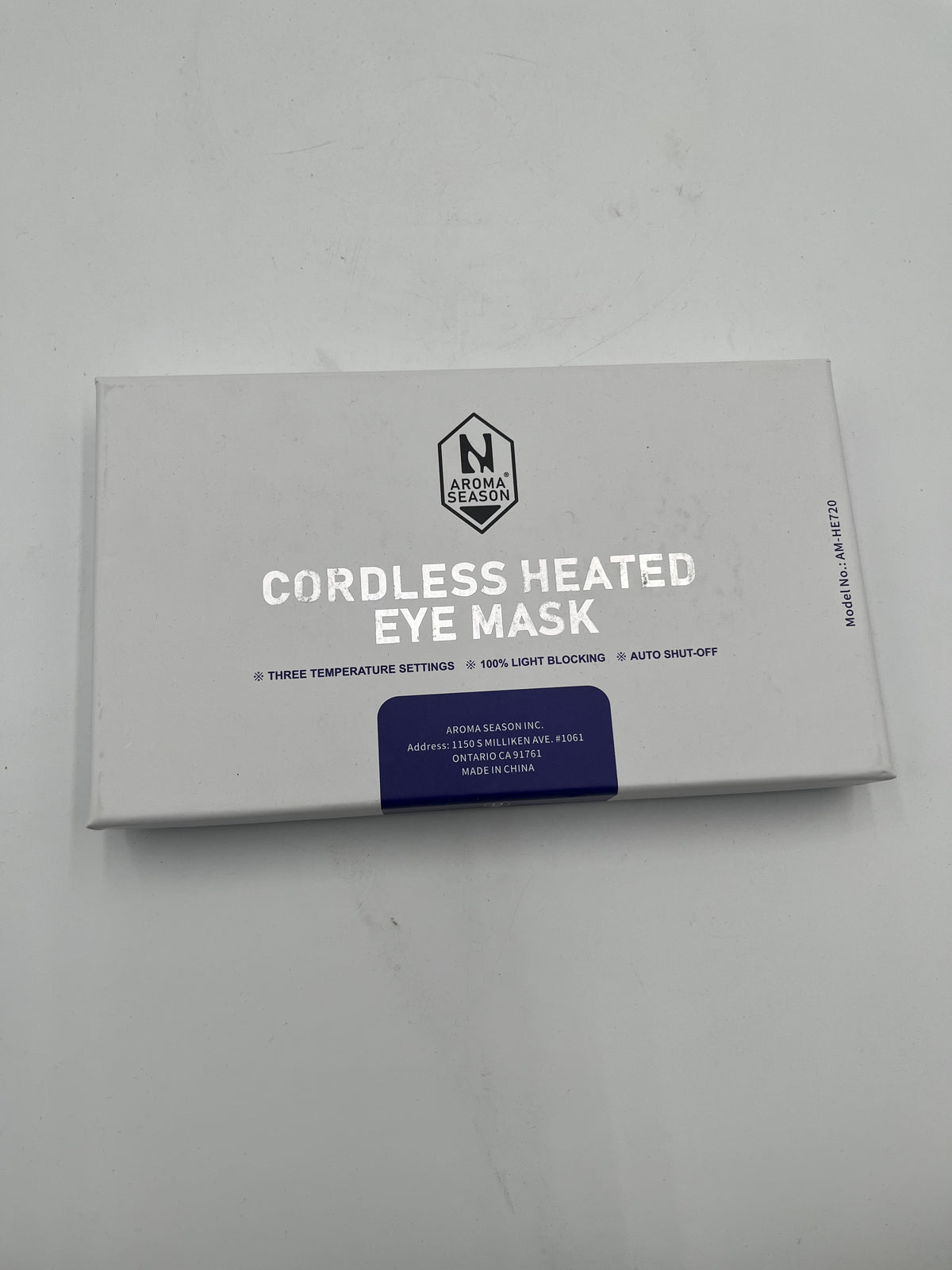 Cordless Heated Eye Mask USB Rechargeable