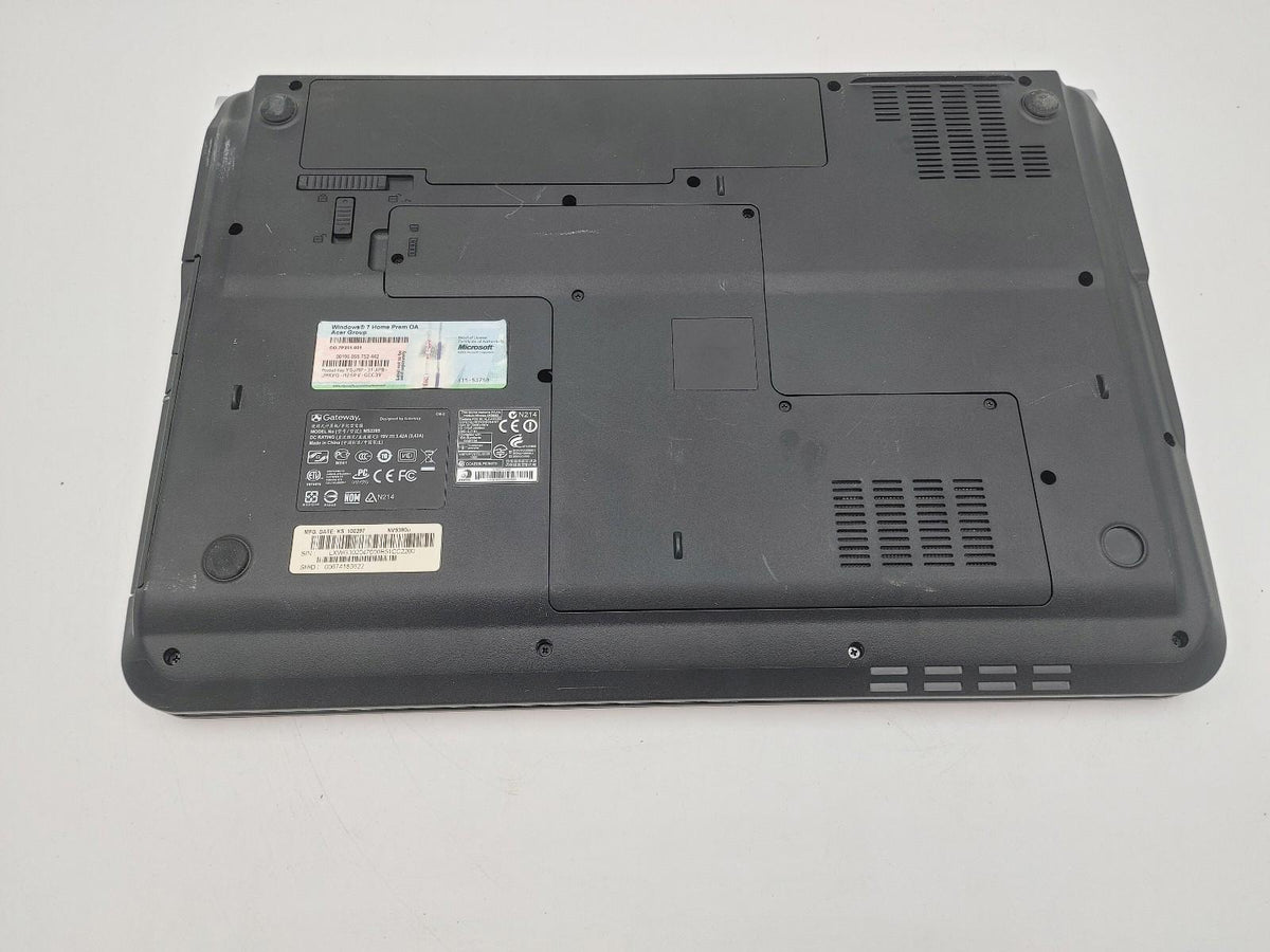 Passerelle NV53 en bon état, ordinateur portable 15,6 pouces avec processeur AMD Athlon II X2 M300, sans disque dur ni mémoire vive