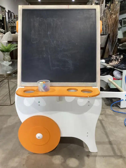Kids Art Easel Cart