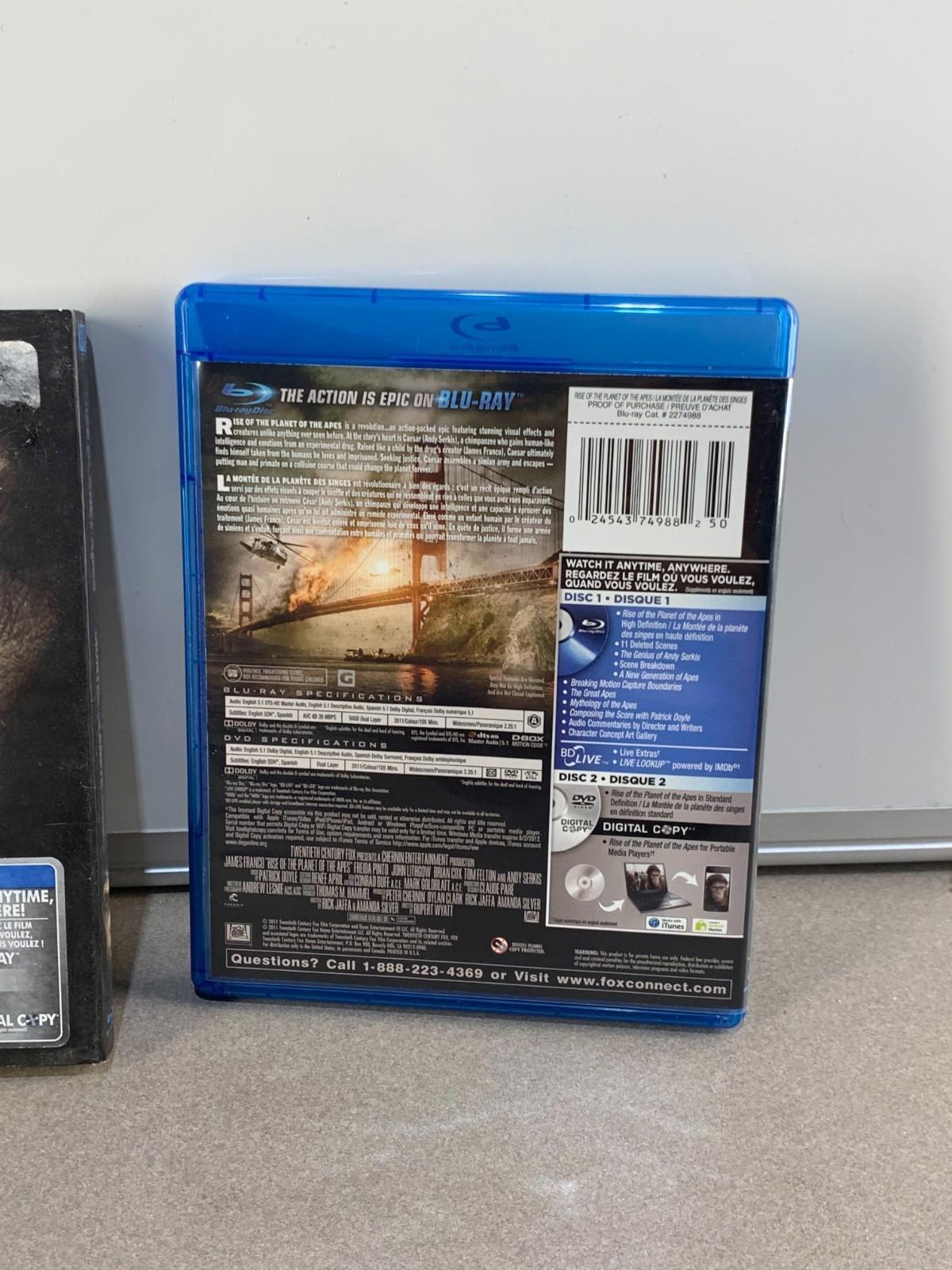 La Planète des singes : Les Origines (Blu-ray, 2011)