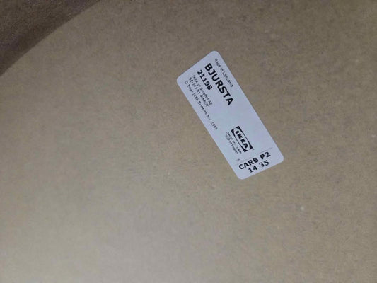 IKEA BJURSTA Black Extendable Dining Table