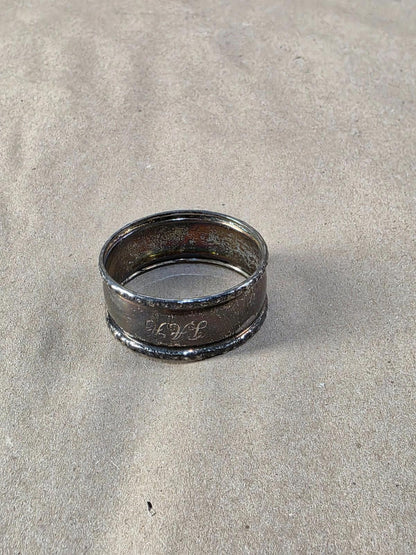 Birks Sterling Silver Napkin Ring Antique Art Deco Hallmarked 1930s
