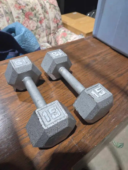 15 lb Dumbbells x2