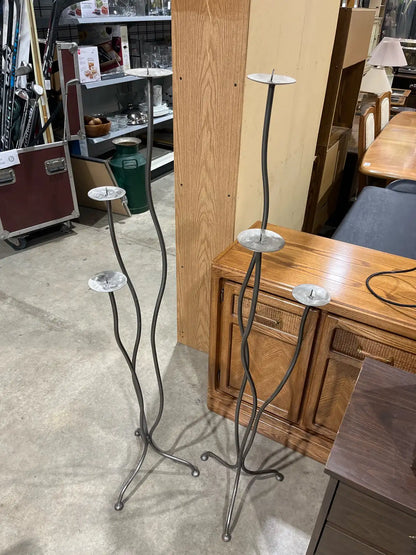 Floor standing Candle Holder Set of 2