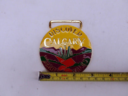 Discover Calgary "Series Of Walks" Metal Medallion - Walking Running 3" Medal CA