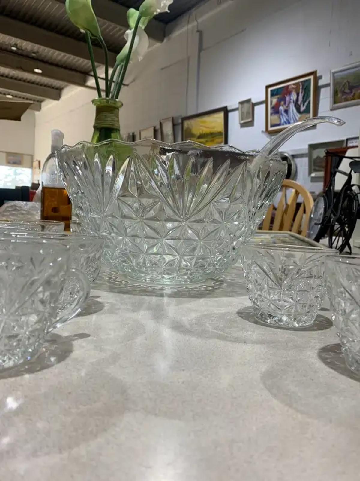 Punch Bowl Set - 14 Piece Set