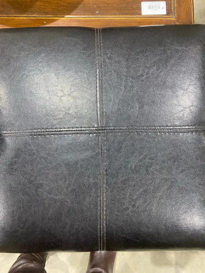 Black Storage Ottoman