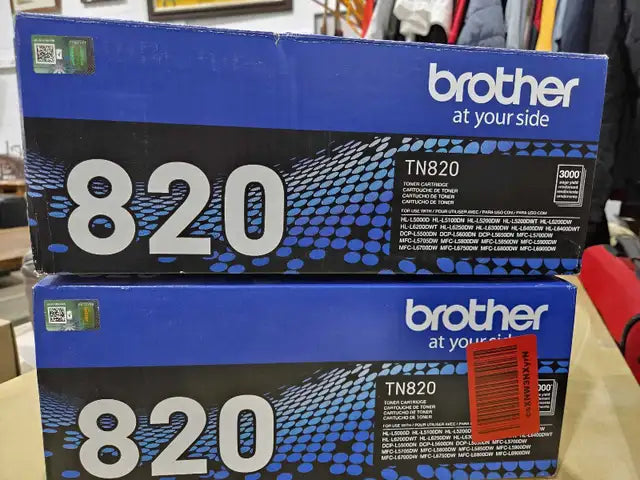 Cartouche de toner Brother TN820 - 2 disponibles