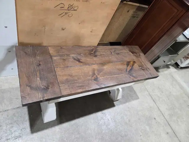 Rustic Solid Wooden Bench