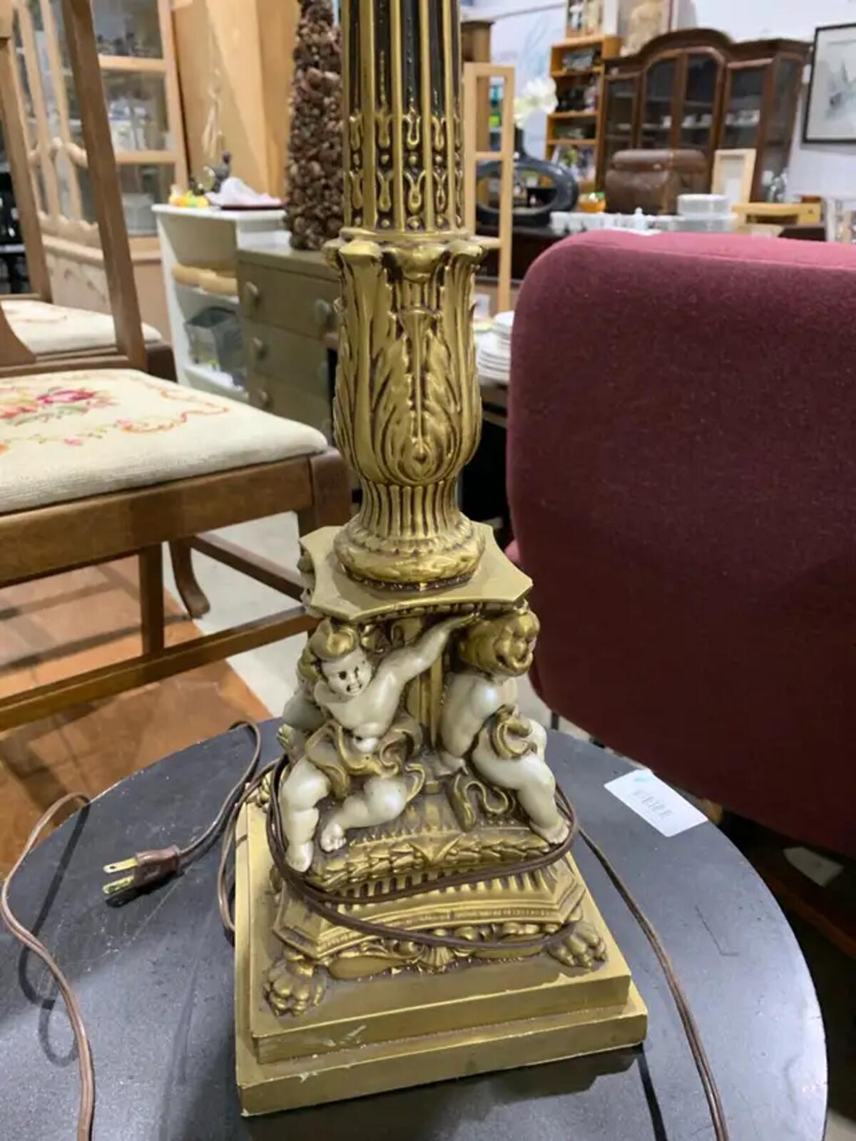 Vintage Gold Lamp