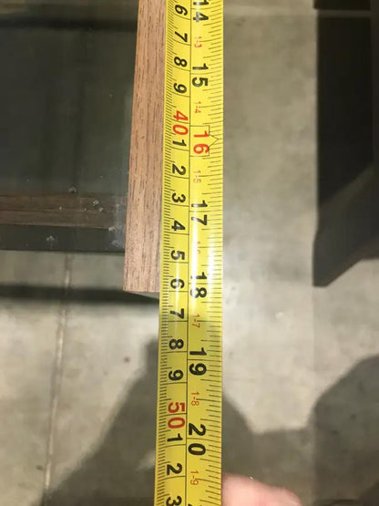 Glass Top End Table
