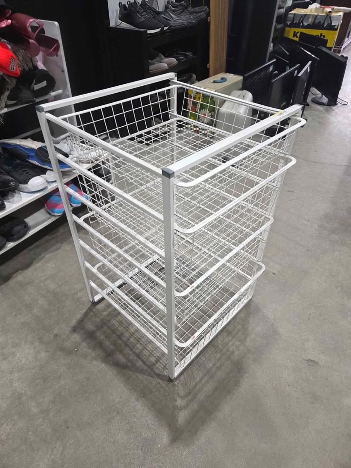 IKEA JONAXEL Wire Basket Storage Unit