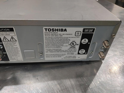 TOSHIBA DVD/VCR Deck Model SD-V320SC2 Silver Untested For Parts