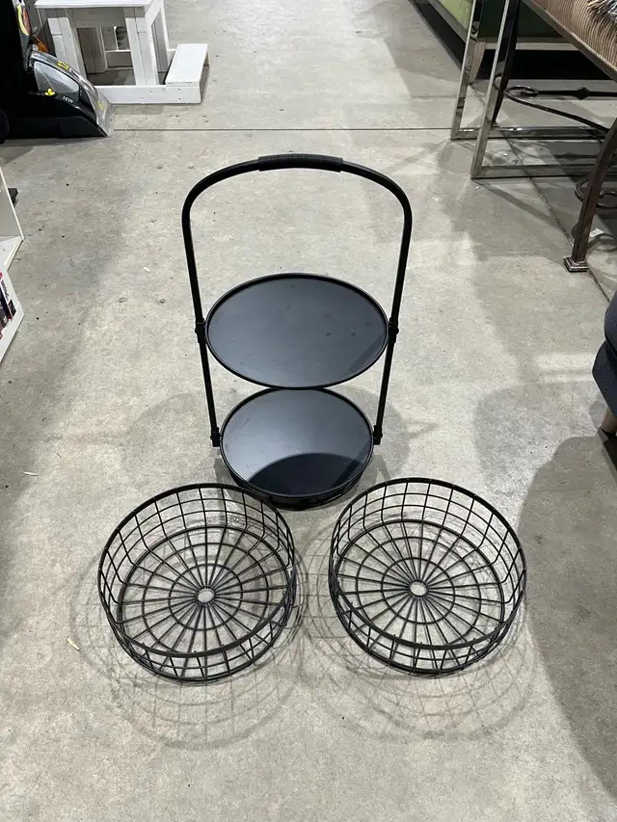 Spinning Metal Basket