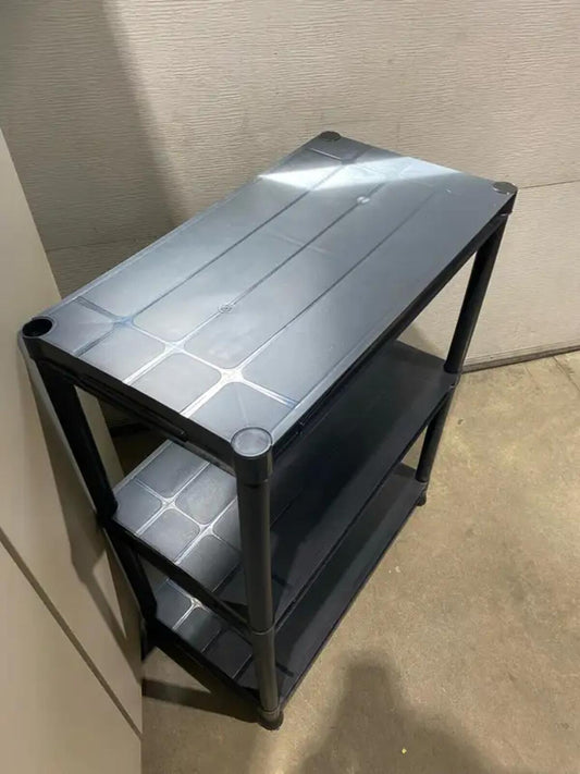 3 Tier Black Storage Shelf