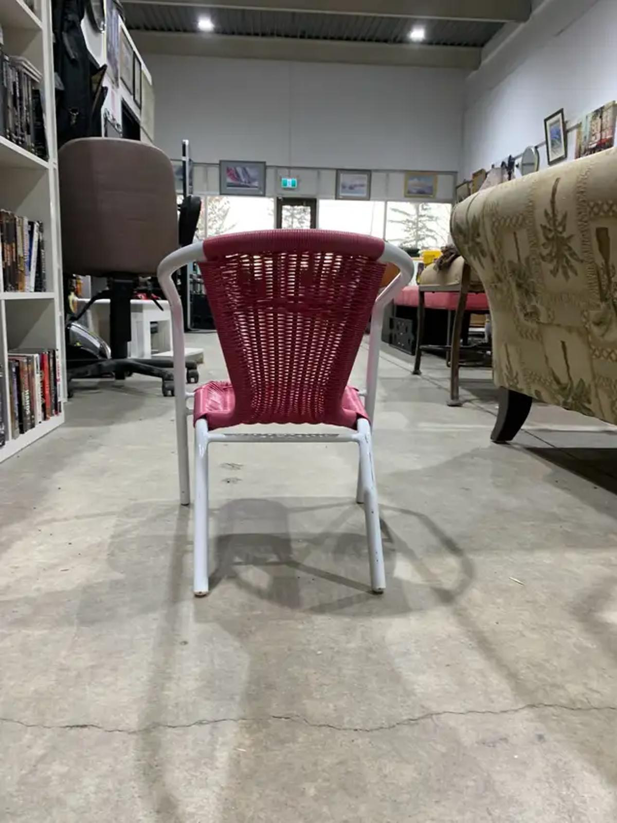 Pink Children’s Wicker Chair