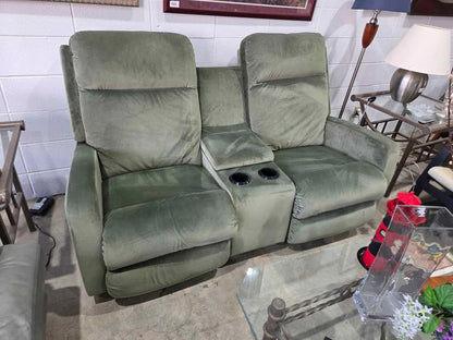 Green La-Z-Boy 2-Seat Power Recliner Loveseat