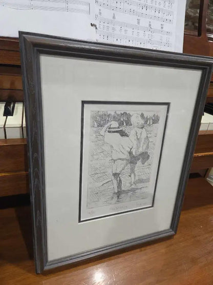 "Seabreeze" Etching Art by Canadian artist Ron Hedrick - 18/75