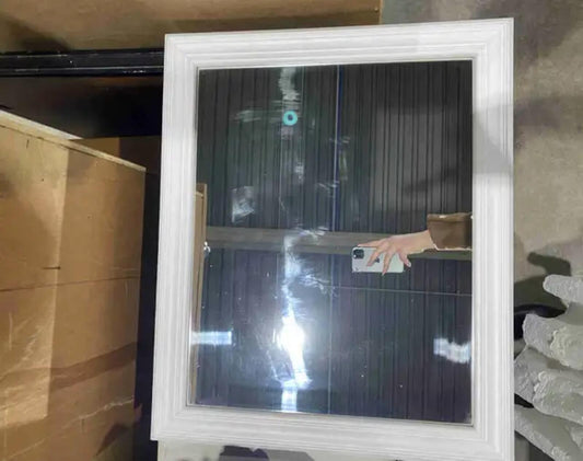 White Hanging Mirror