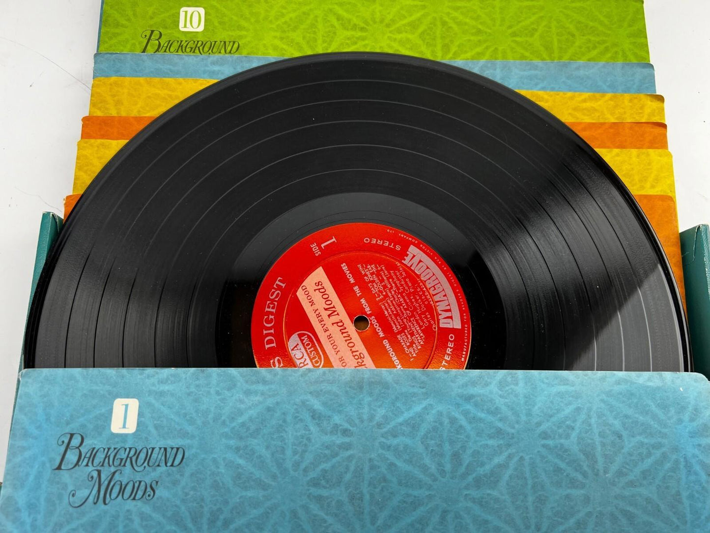 Reader's Digest Background Moods Music For Your Every Mood  10 LPs Vinyl Box Set