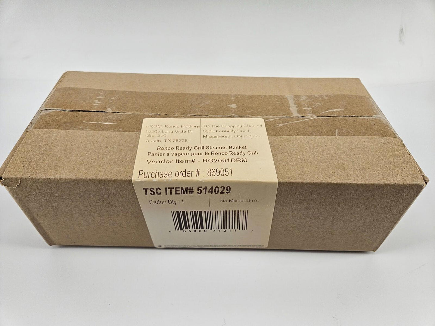 Ronco Ready Grill Steamer Basket