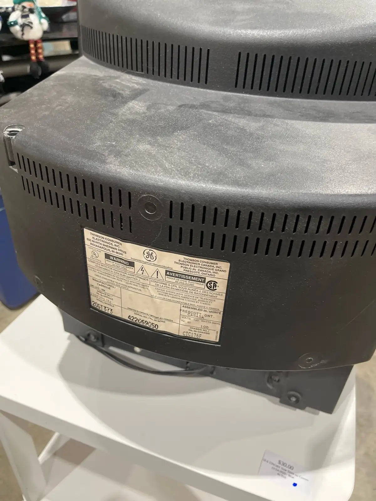 Vintage GE TV