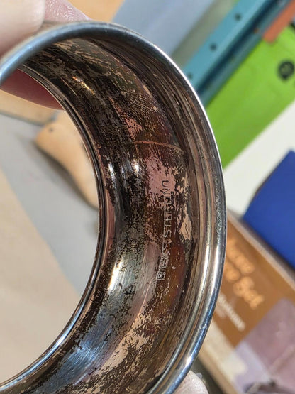 Vintage Birks Sterling Silver Napkin Ring Antique Art Deco 1930s