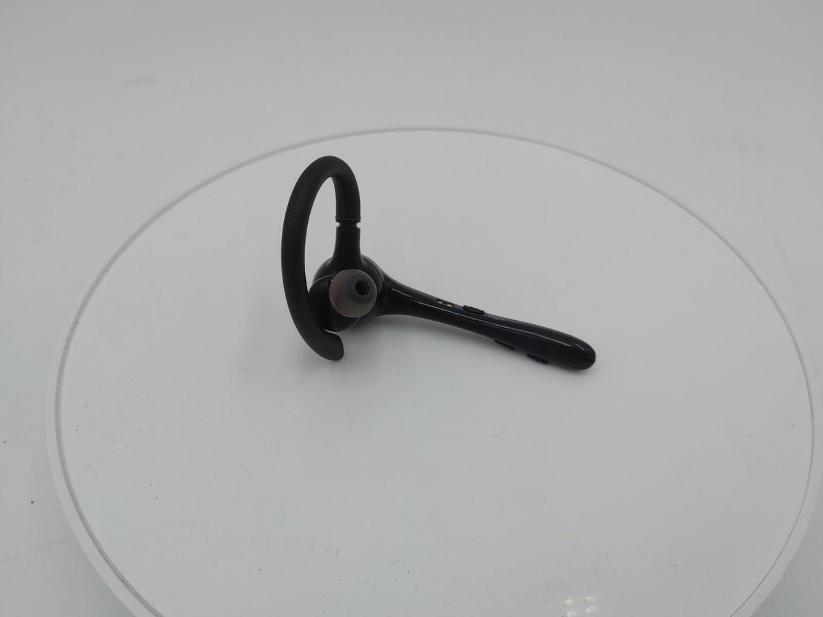 Écouteur-micro de casque en bon état, gauche ou droit, noir, testé et fonctionnel
