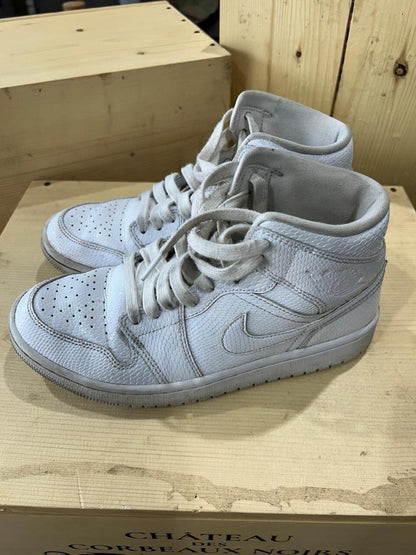 Nike Air Jordan 1 Mid White Woman's Size 7.5