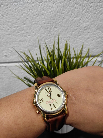 Timex CR 1025 Cell Leather Men's WristWatch
