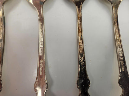Lot of 6 - Rogers Bros Reflection IS 1847 Silverplate Spoons 6.5"