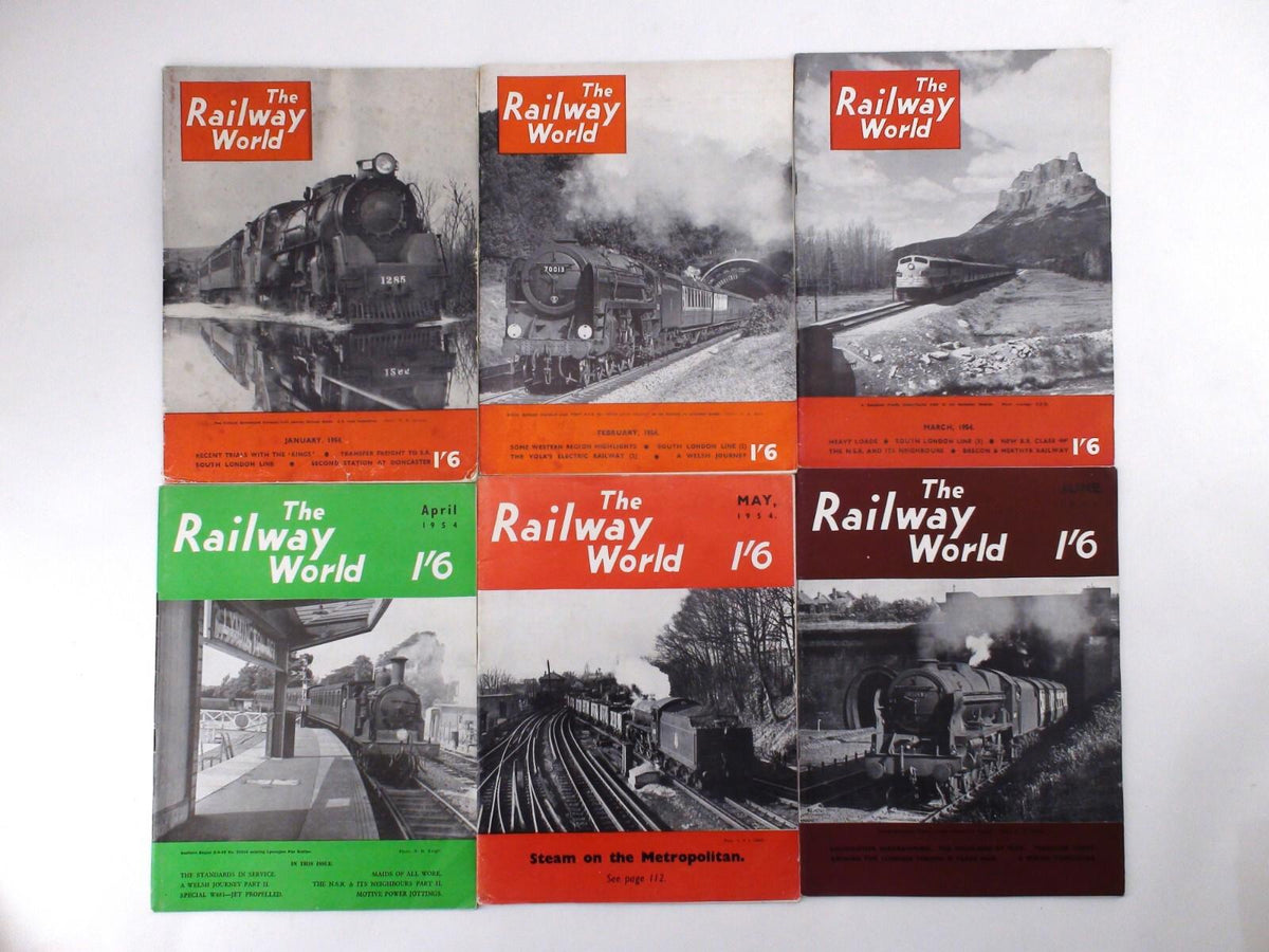 The Railway Magazine 1954 Complete 12 Issues - Great Condition
