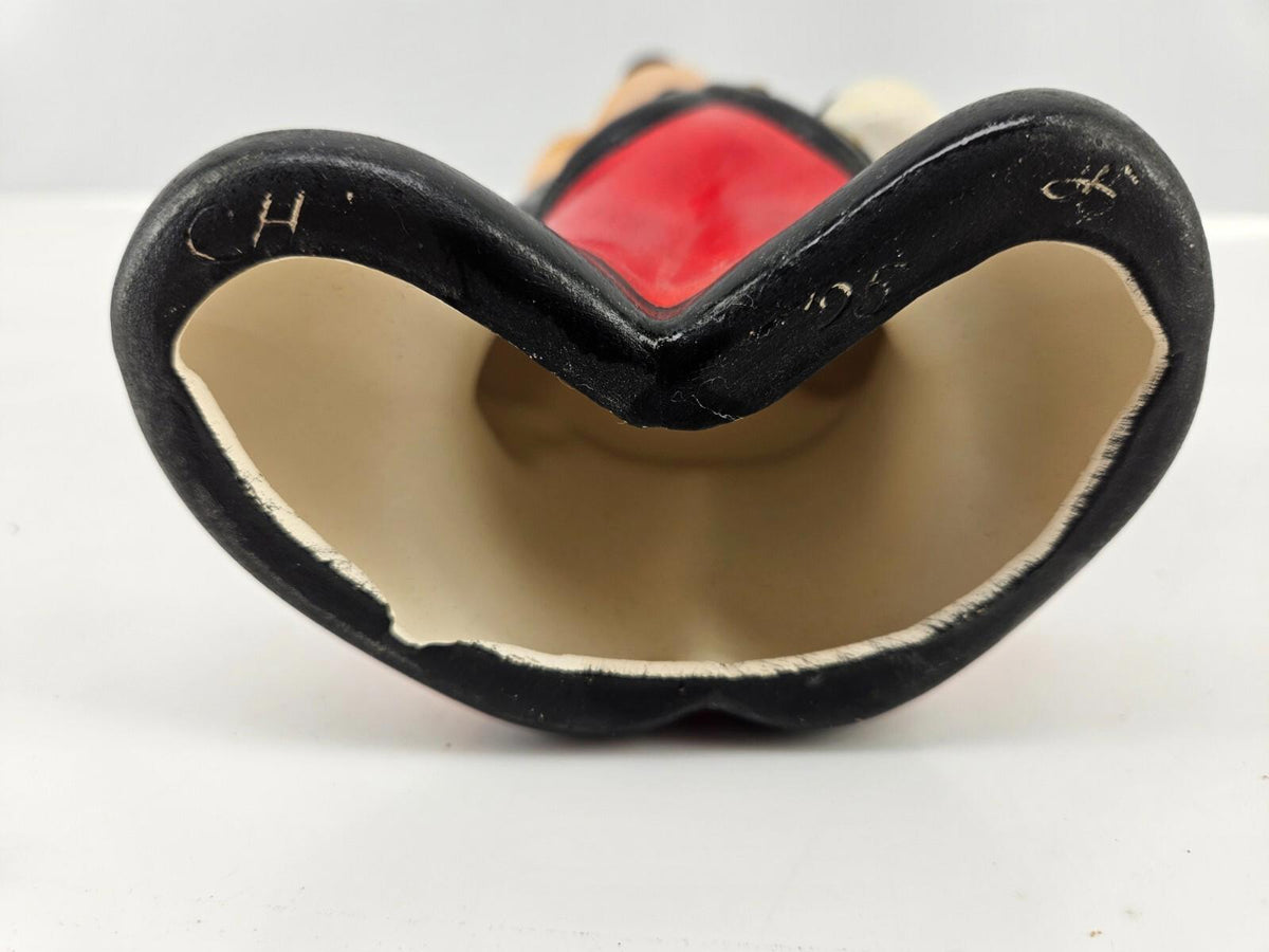 Figurine vintage de Mickey Mouse Walt Disney Productions peinte à la main en céramique 9"