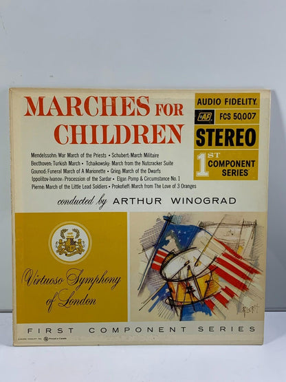 Marches For Children conducted by ARTHUR WINOGRAD (Vinyl, LP)