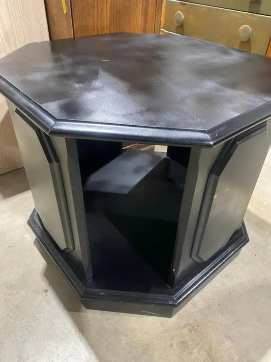 Black Hexagon Coffee Table