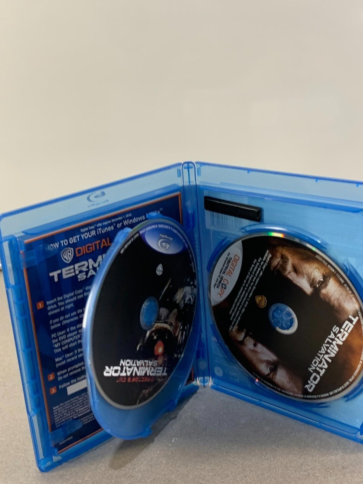 Terminator Salvation: Blu-ray 2-Disc Theatrical + Director's Cut 2009 Great Cond